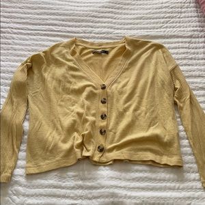 Yellow Abercrombie long sleeve